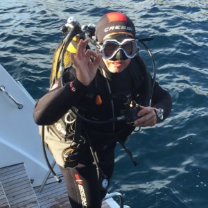 Solo diving training